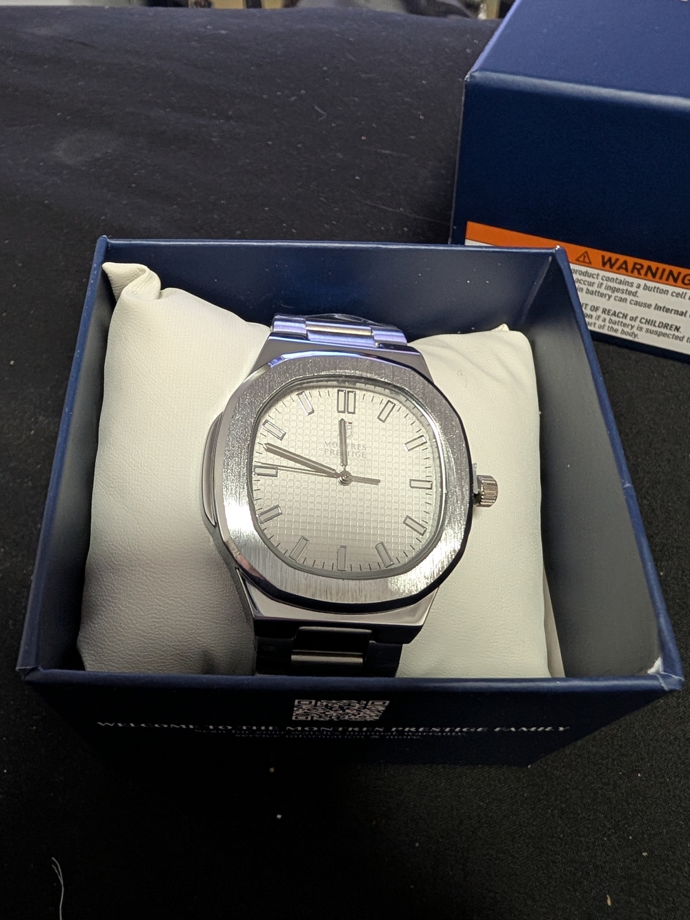 Invicta Silver Men's Stainless Steel Watch with White Dial